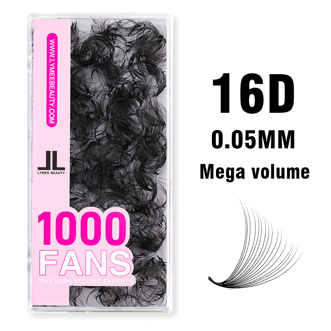 16D Promade Loose Fans - 1000 Fans-LYMEEBEAUTY