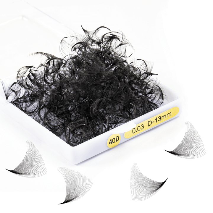 40D Premade Lash Fans - 500 Loose Promade Fans-LymeeBeauty