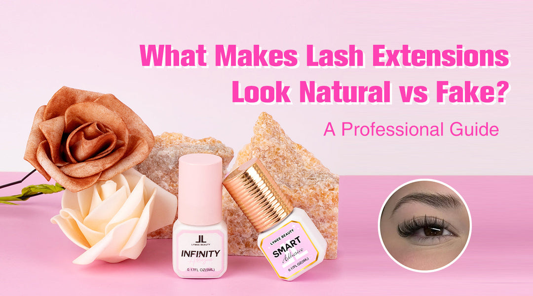 What Makes Lash Extensions Look Natural vs Fake? A Professional Guide - Lymeebeauty
