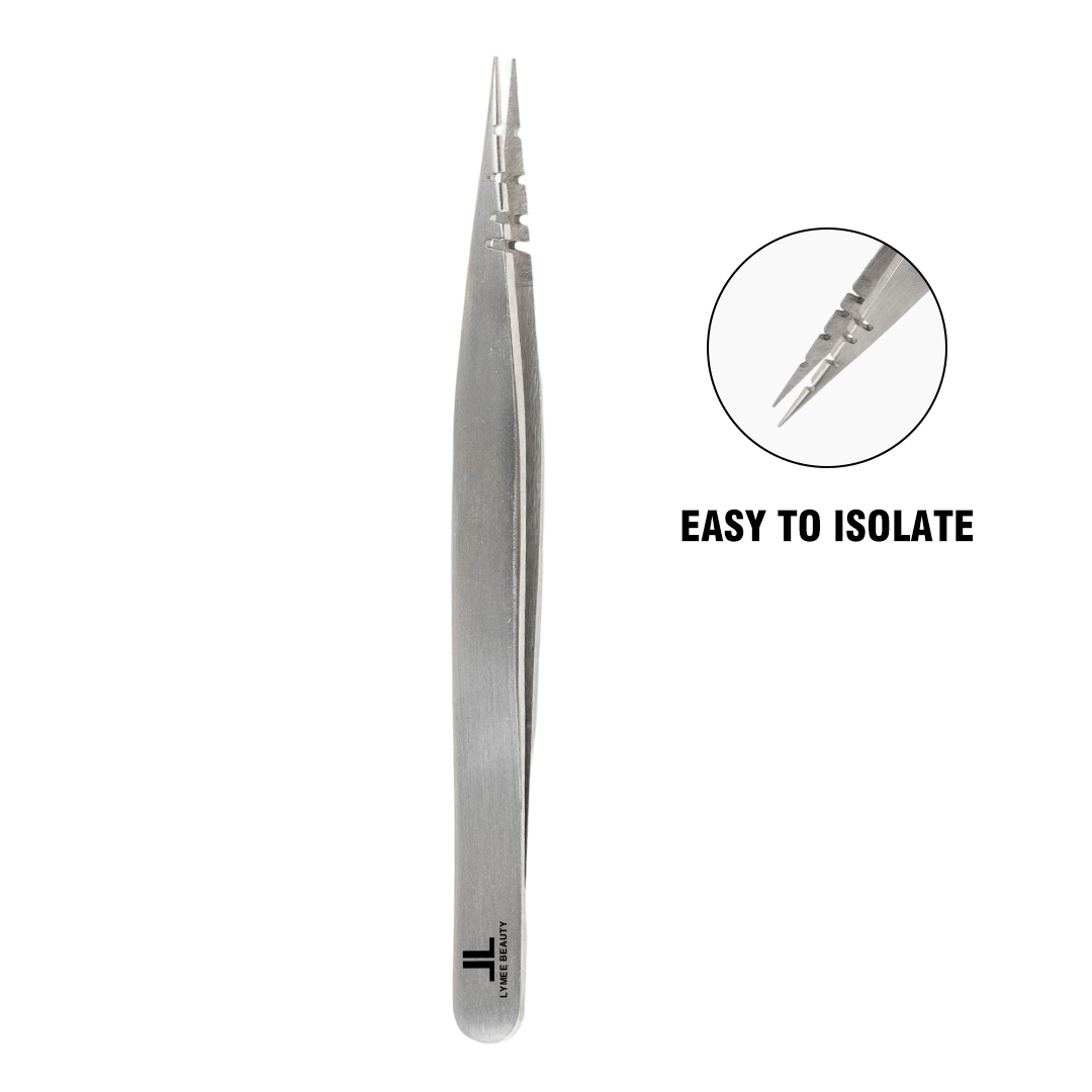 TF-19 Isolation Tweezers for Eyelash Extension-lymeebeauty