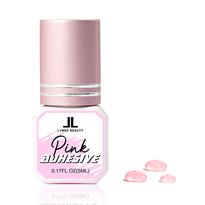 1-2 Seconds Pink Eyelash Extension Glue - LymeeBeauty
