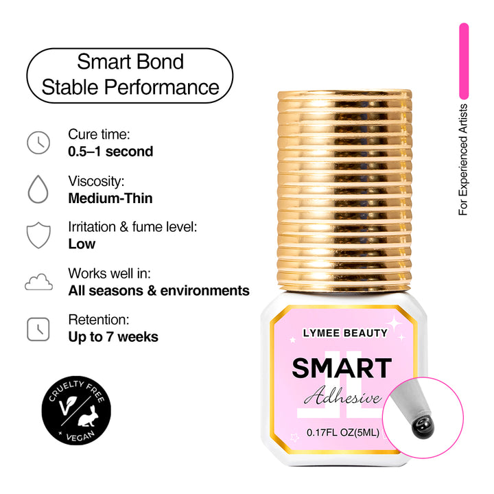 0.5-1 Second Smart Eyelash Extension Glue - LymeeBeauty