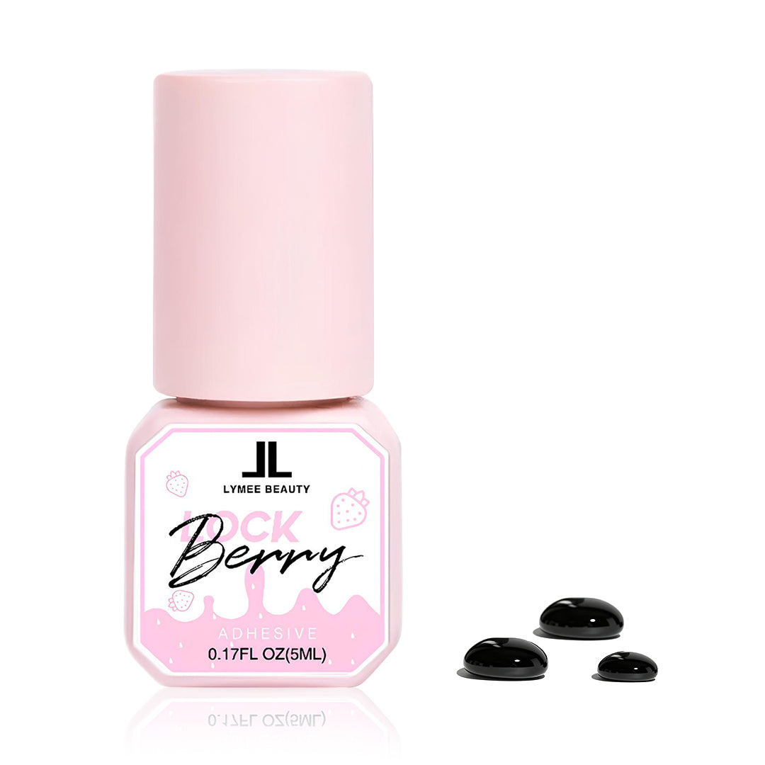 0.3 Second Berry Lock Eyelash Extension Glue-lymeebeauty