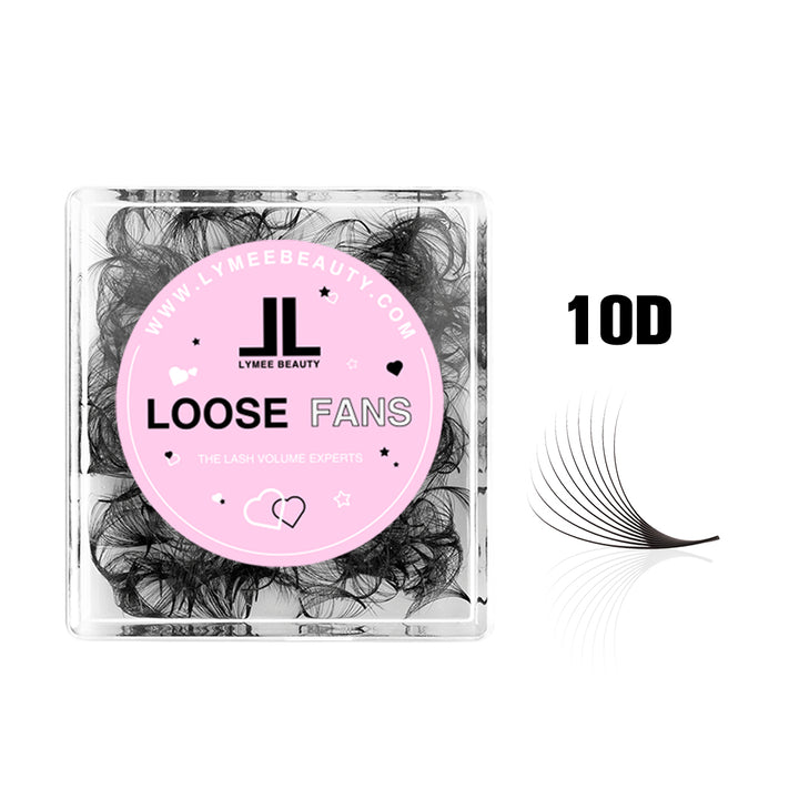 10D Premade Lash Fans - 500 Loose Promade Fans-LymeeBeauty