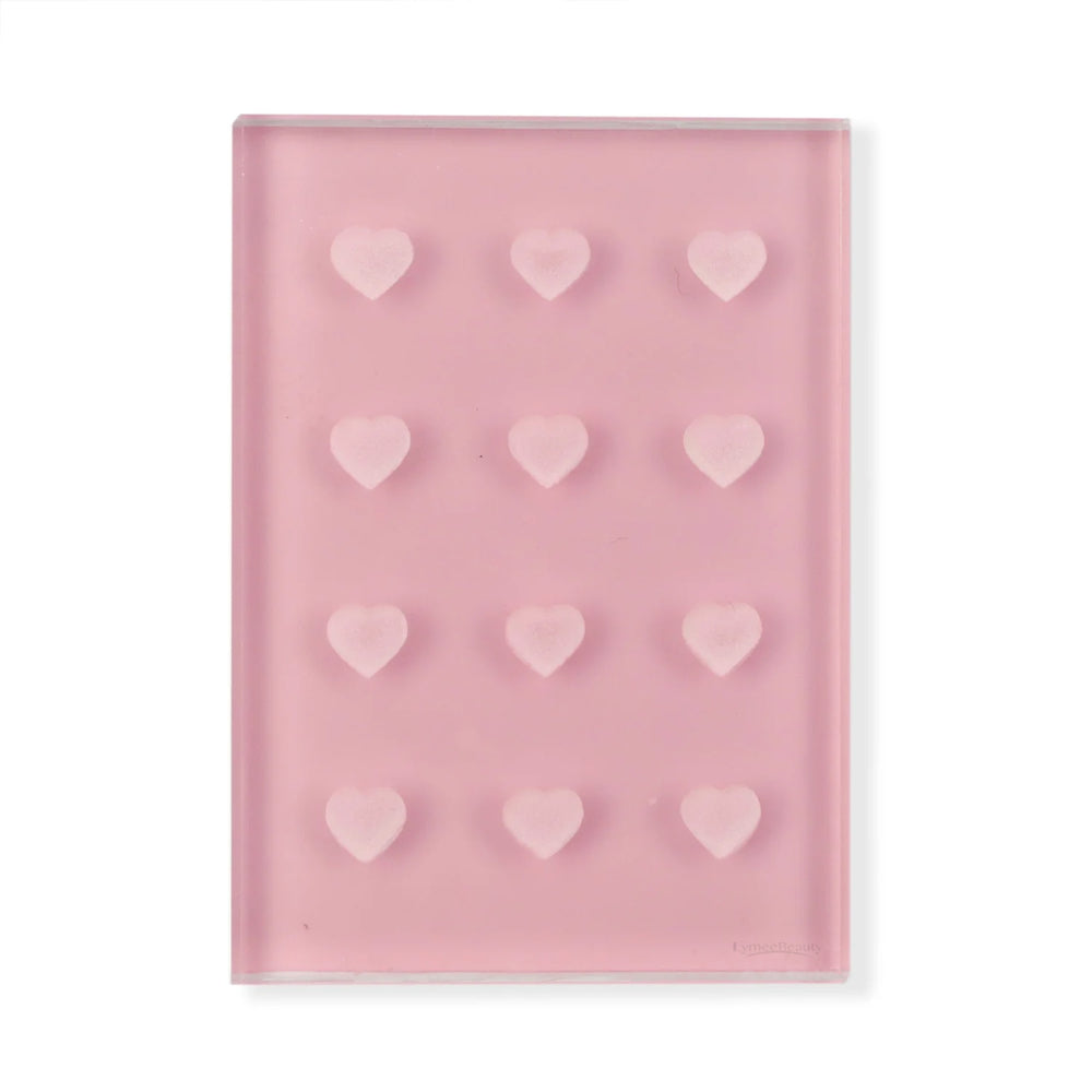 12 Heart-Shaped Hole Glue Holder - LymeeBeauty