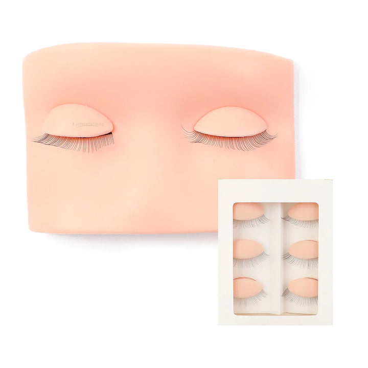 Mannequin Head With Practice Silicone Eyes - LymeeBeauty