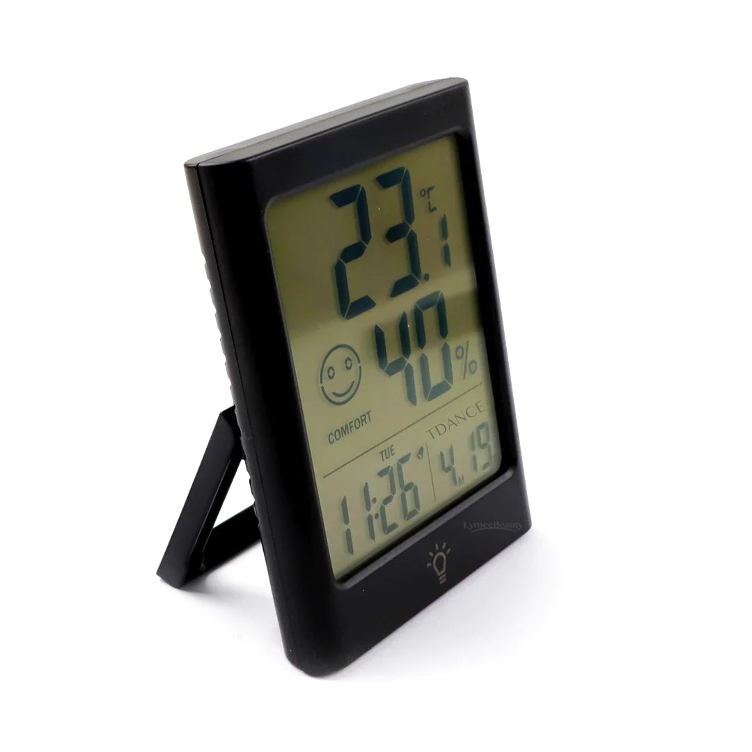 Intelligent Temperature And Humidity Meter With Alarm Clock - LymeeBeauty