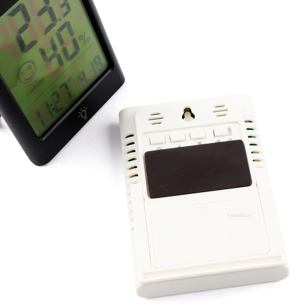 Intelligent Temperature And Humidity Meter With Alarm Clock - LymeeBeauty