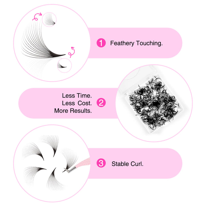 Promade Loose Fans - 1000 Fans-LYMEEBEAUTY