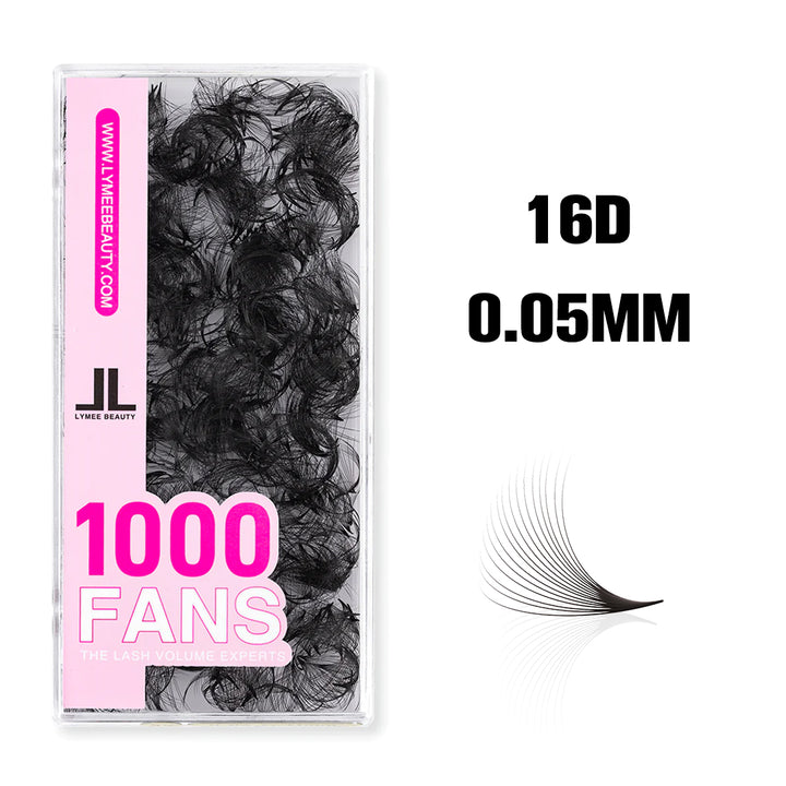 16D Promade Loose Fans - 1000 Fans-LYMEEBEAUTY