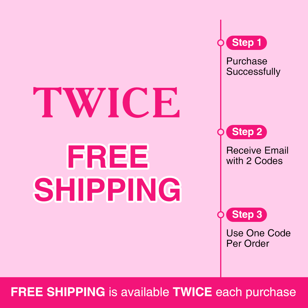 TWICE--FREE SHIPPING（DHL/FEDEX Fast Shipping）-LymeeBeauty