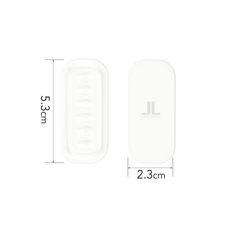 Rectangular Glue Holder Pallet (10Pcs/Pack)-lymeebeauty