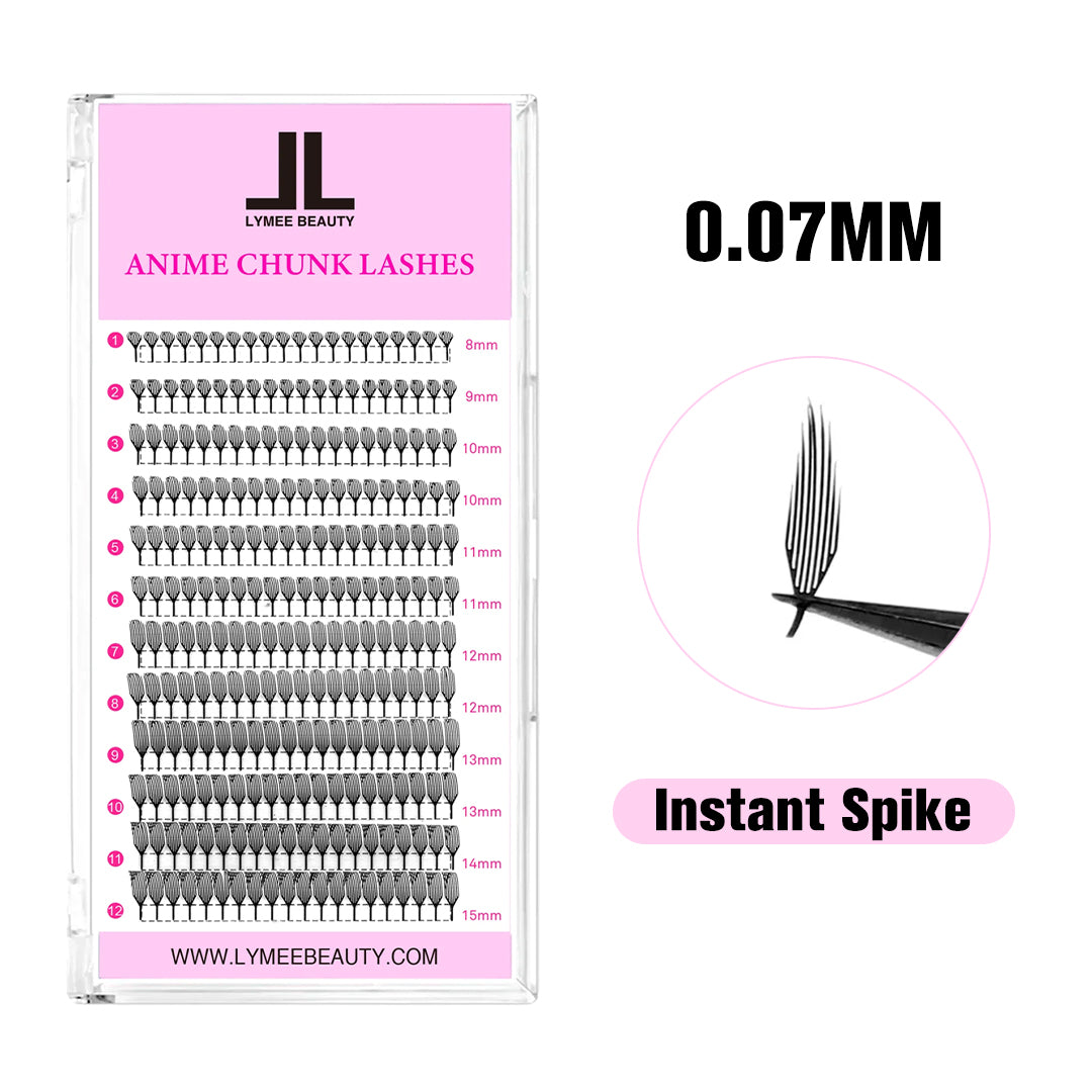 0.07MM Wispy Anime Lashes - Lymeebeauty