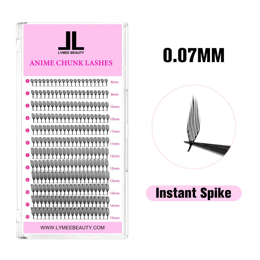 0.07MM Wispy Anime Lashes - Lymeebeauty