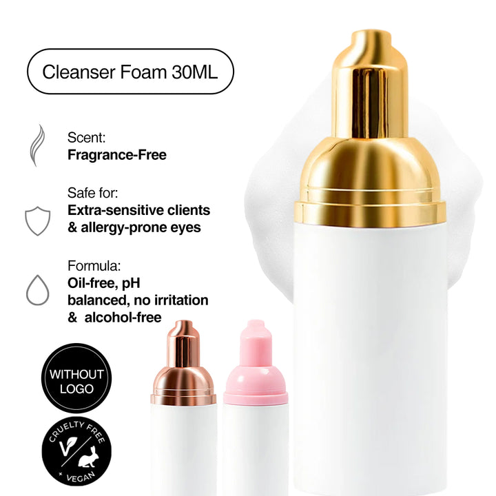 （Without Logo）)New  Eyelash Extension Cleaner Foam 30ML - LymeeBeauty