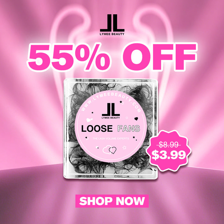 3D Promade Loose Fans - 500 Fans - Lymeebeauty