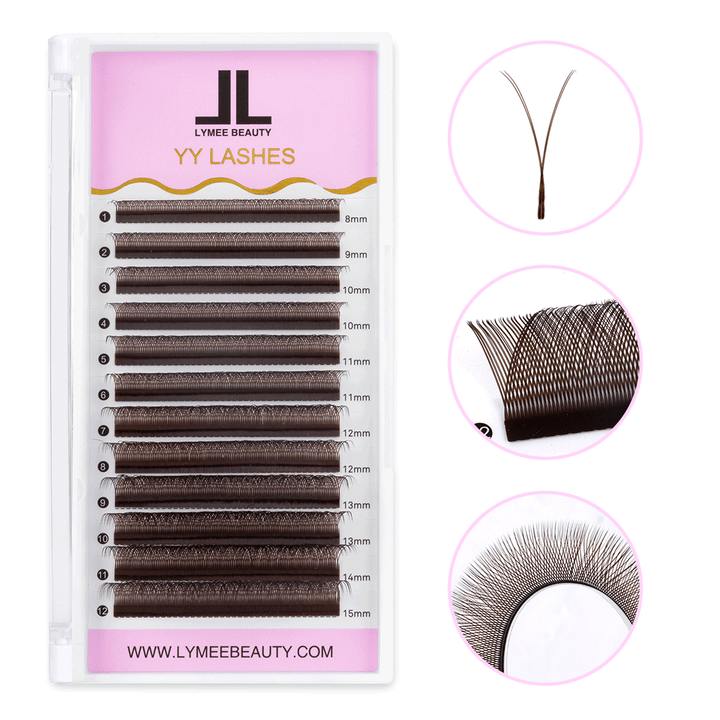 Dark Brown 0.07MM YY Volume Eyelash Extensions