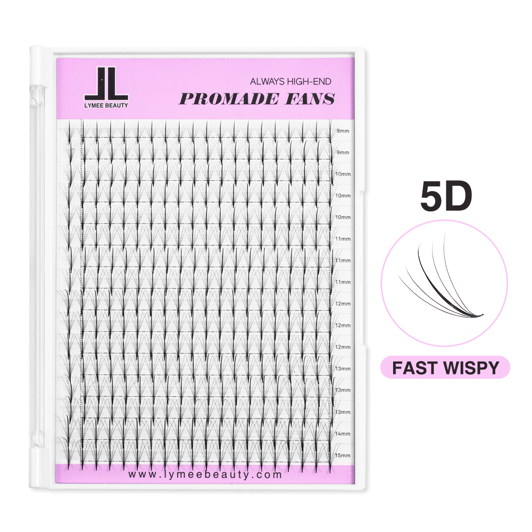 5D Premade WISPY Fans Eyelash Extensions 320 Fans 16 Rows - LymeeBeauty