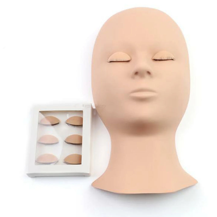 Training Mannequin With  6 Pcs Eyelids - LymeeBeauty