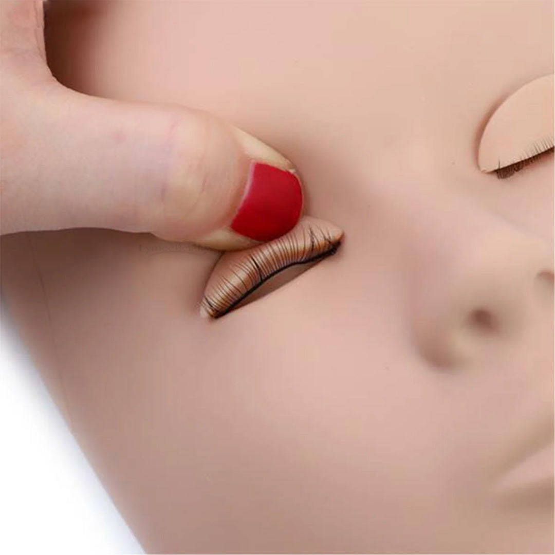 Training Mannequin With  6 Pcs Eyelids - LymeeBeauty