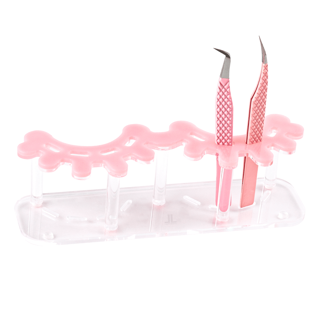 Acrylic Eyelash Tweezers Holder-lymeebeauty