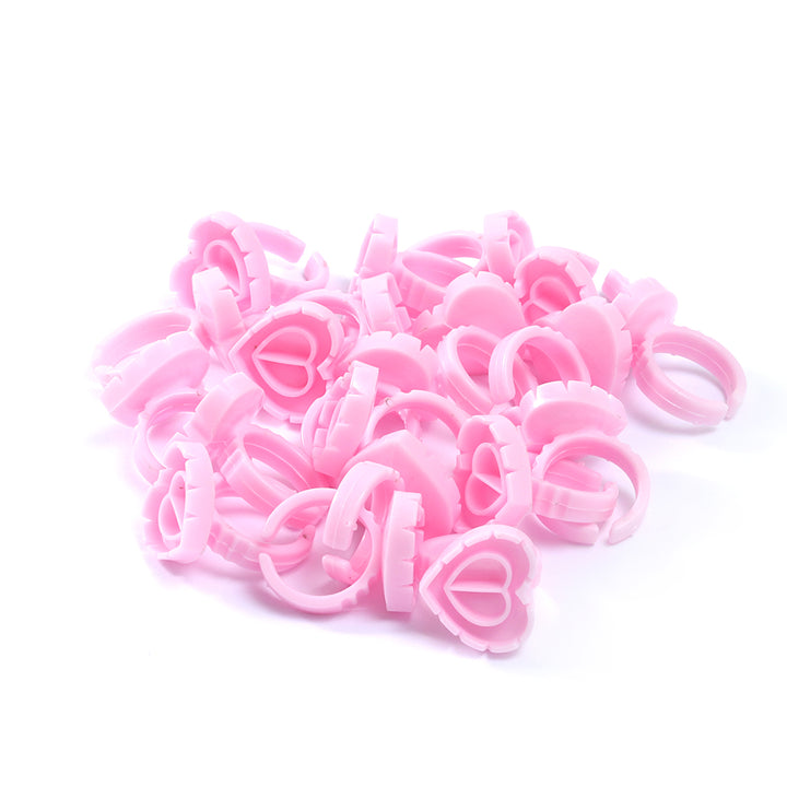 Double Heart-Shaped Blooming Glue Cup (100pieces/pack) - LymeeBeauty