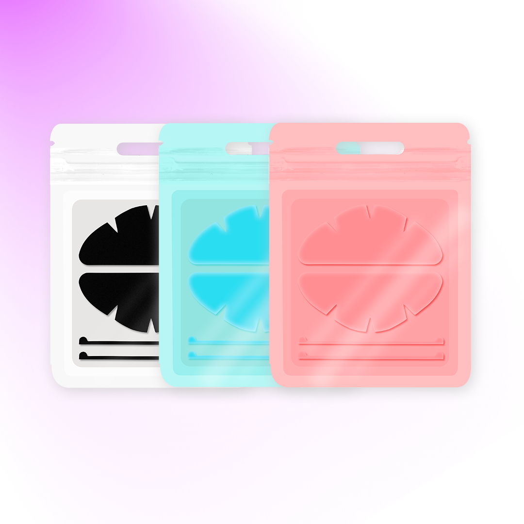 UV/LED & Lash Lift Dual-Use Silicone Eyelid Pads - Lymeebeauty