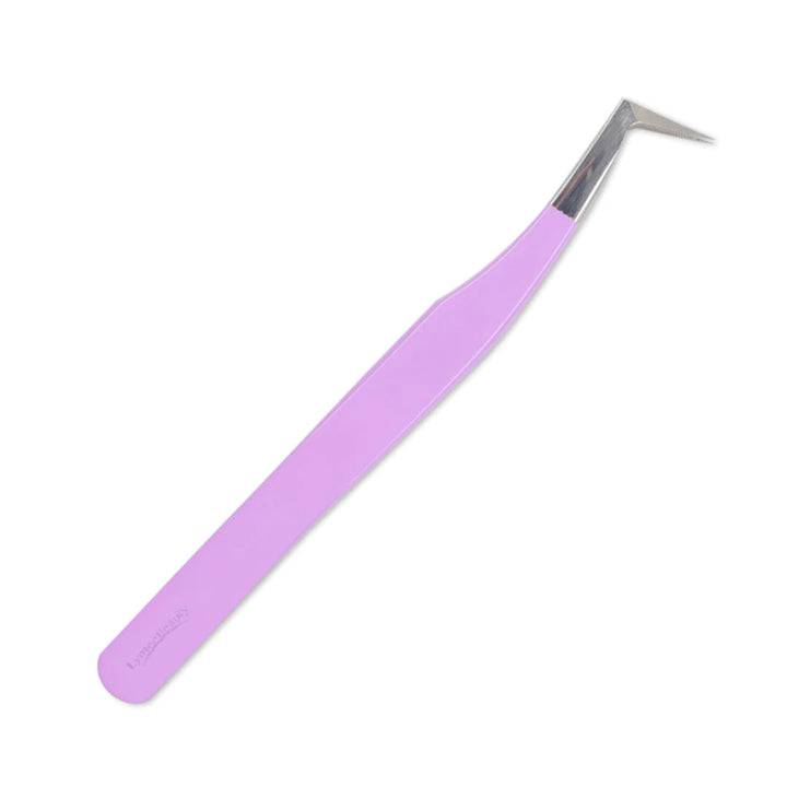 TV-02 Violet Fiber Tweezers For Eyelash Extension