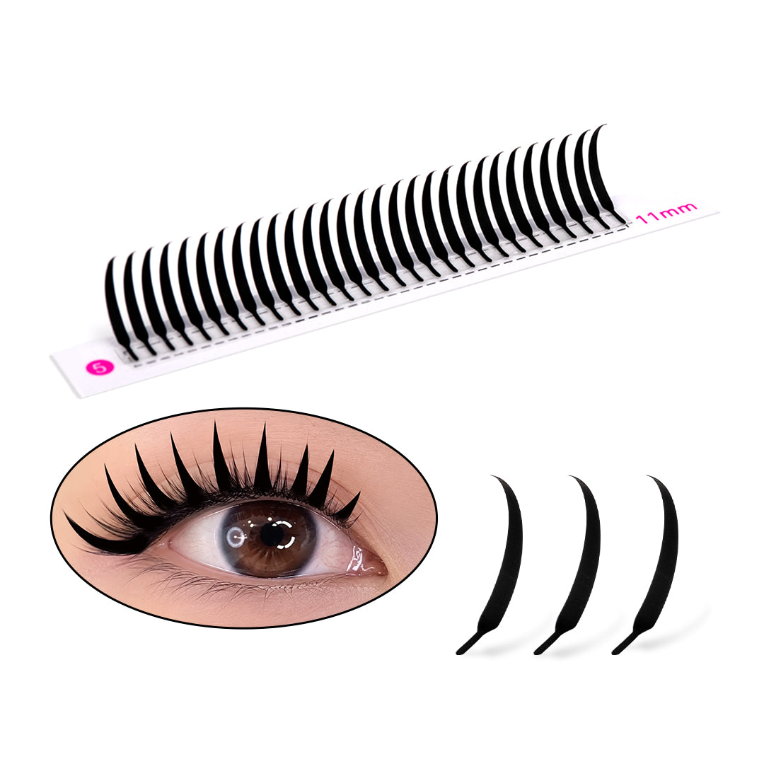 0.07MM Anime Chunk Lashes - Solid Spike - Lymeebeauty