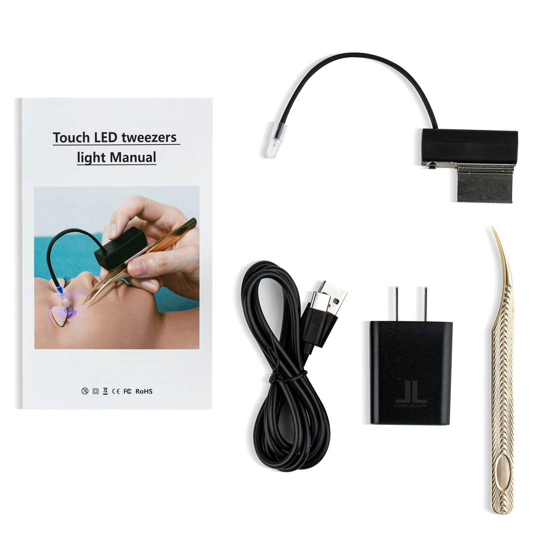 UV LED Tweezer Lamp For Eyelash Extension-lymeebeauty