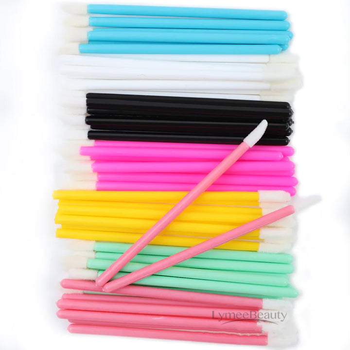 Colorful Lint Free Applicators Brush 50 Pieces/Pack