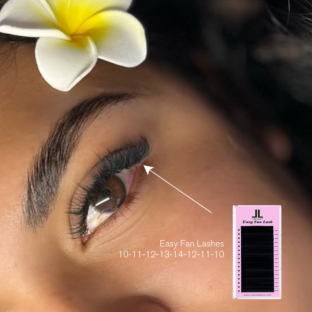 Easy Fan Eyelash Extensions - LymeeBeauty