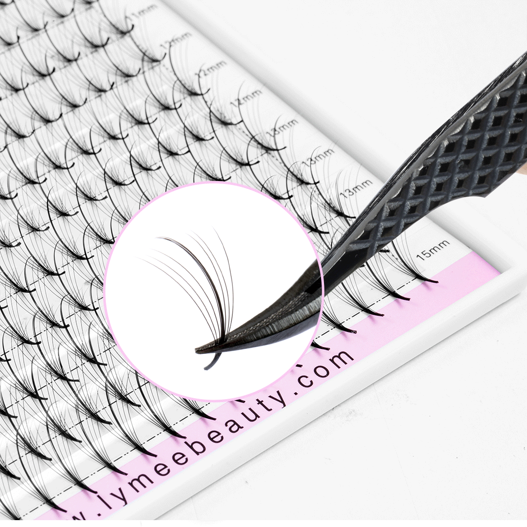 7D Premade WISPY Fans Eyelash Extensions 320 Fans 16 Rows - LymeeBeauty