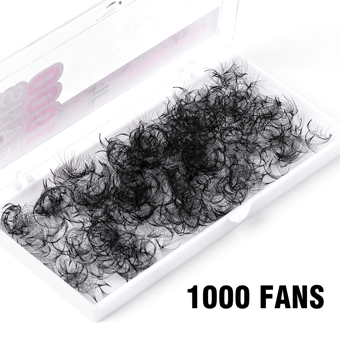 8D Premade Lash Fans - 1000 Loose Promade Fans-LYMEEBEAUTY