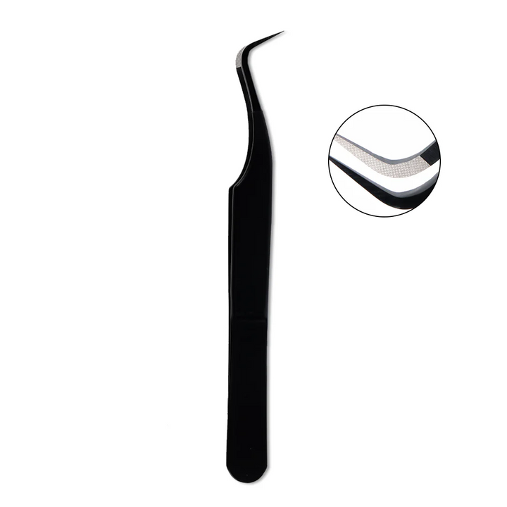 CURVED VOLUME Fiber Tweezers For Eyelash Extension