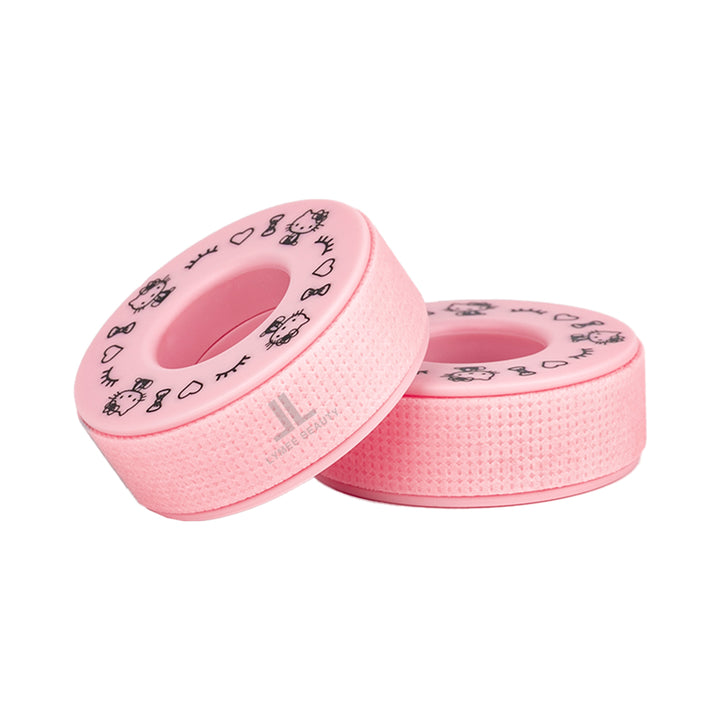 Colorful 3M Sensitive Narrow Lash Tape (Pink with Printed Pattern) Lymeebeauty