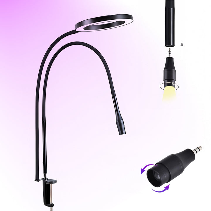 Duo UV/LED Clamp-On Lash Glue Curing Lamp