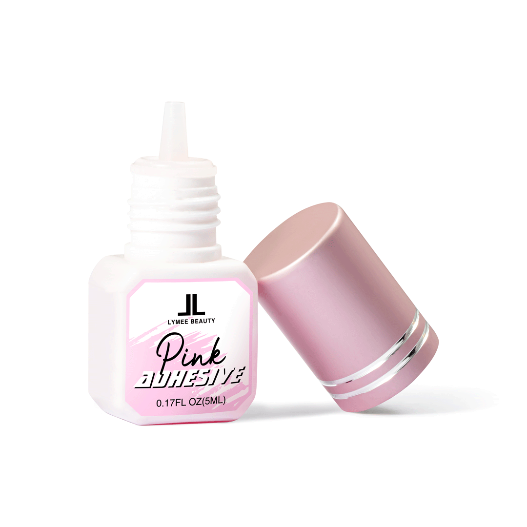 1-2 Seconds Pink Eyelash Extension Glue - LymeeBeauty