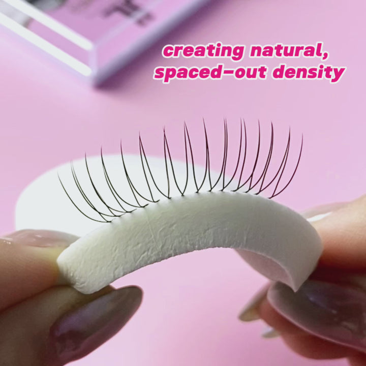 U-Shape YY Lash Volume Premade Fan Eyelash Extensions - Lymeebeauty