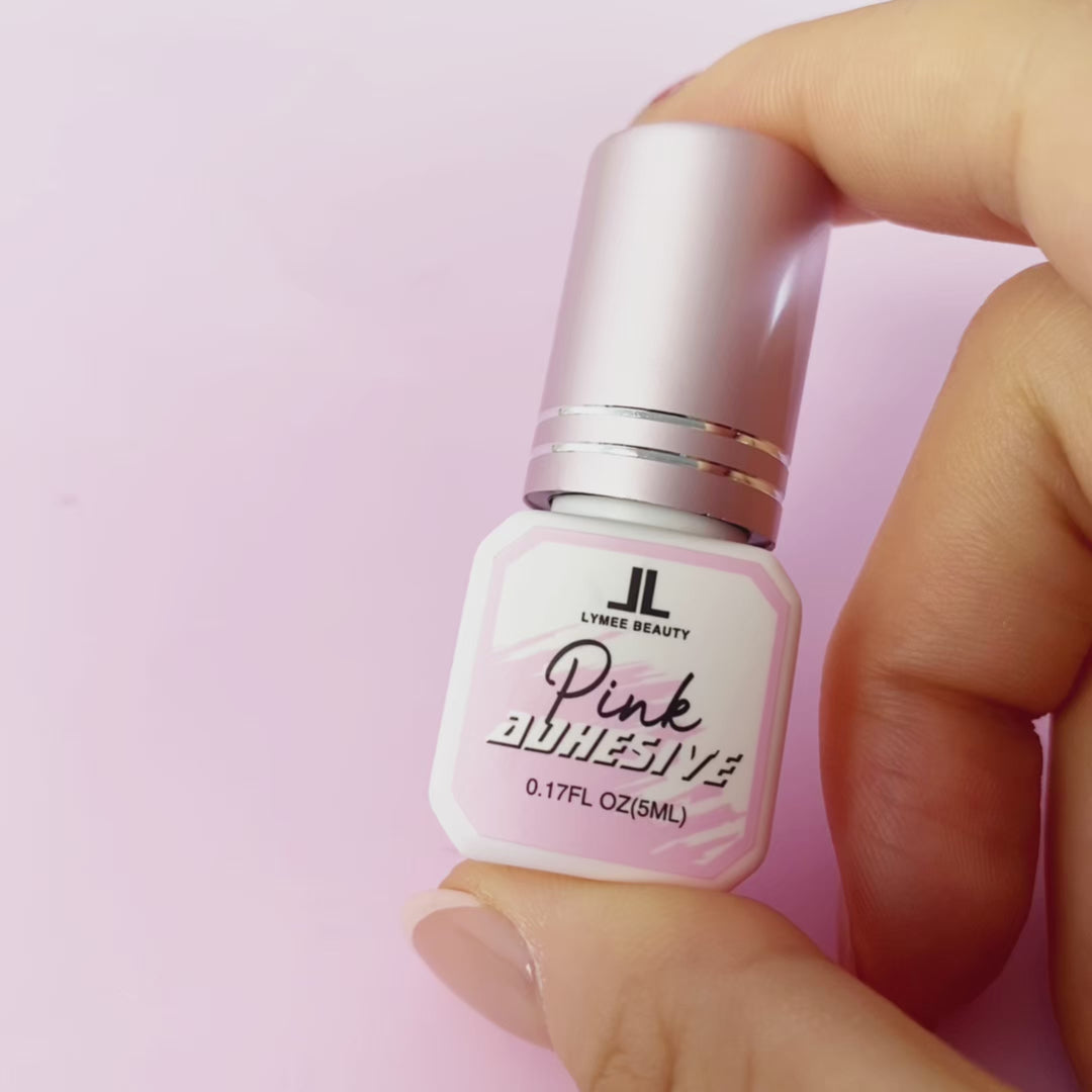 1-2 Seconds Pink Eyelash Extension Glue - LymeeBeauty